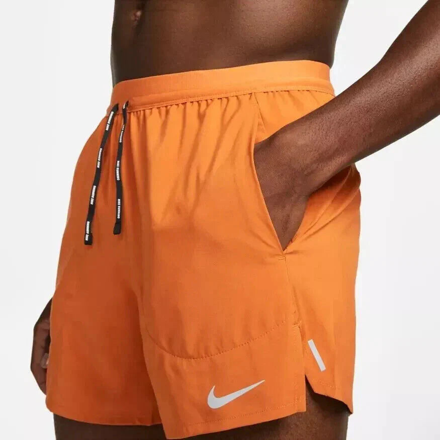 5" FLEX STRIDE SHORTS - BRIGHT MANDARIN