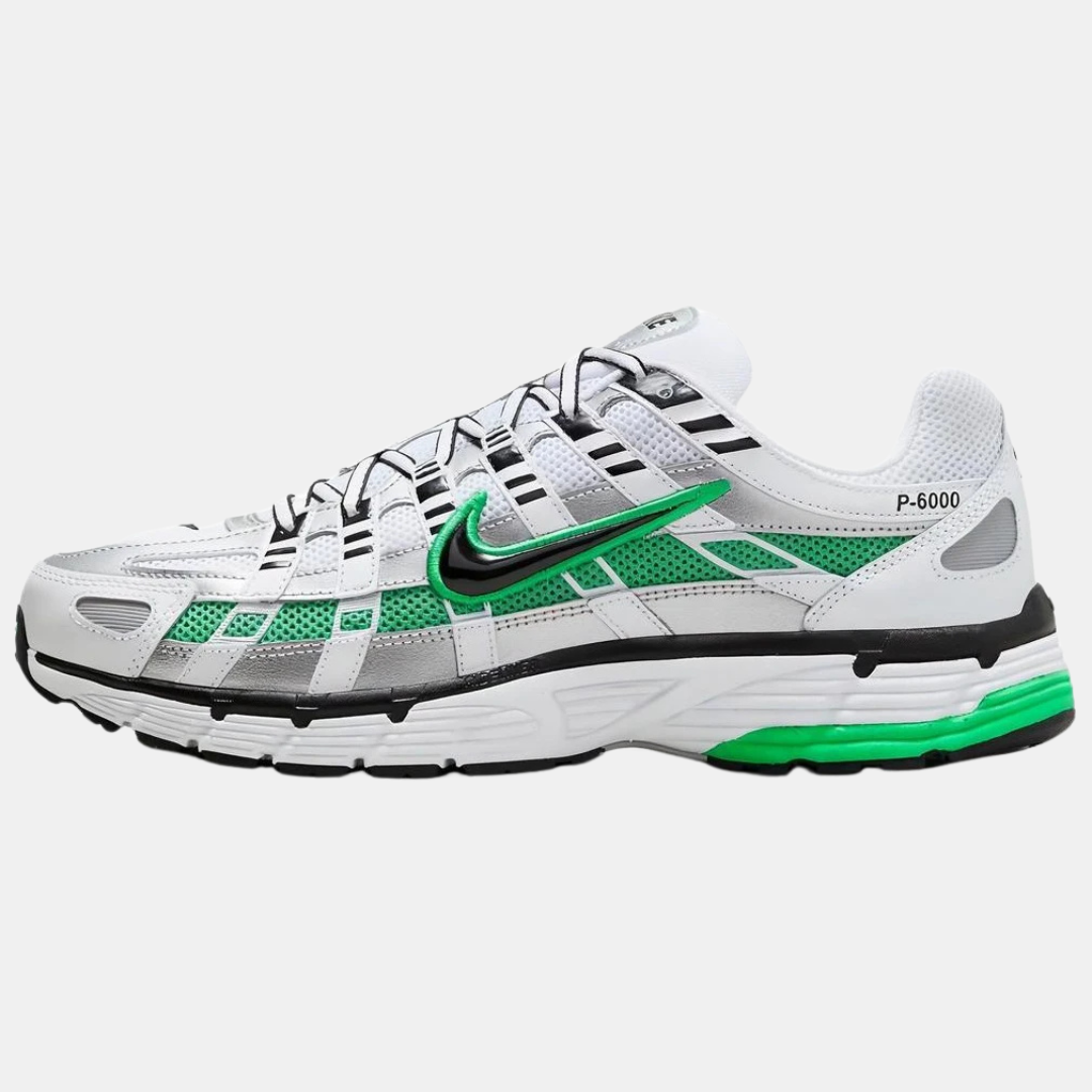 P-6000 TRAINERS - WHITE / SILVER / GREEN